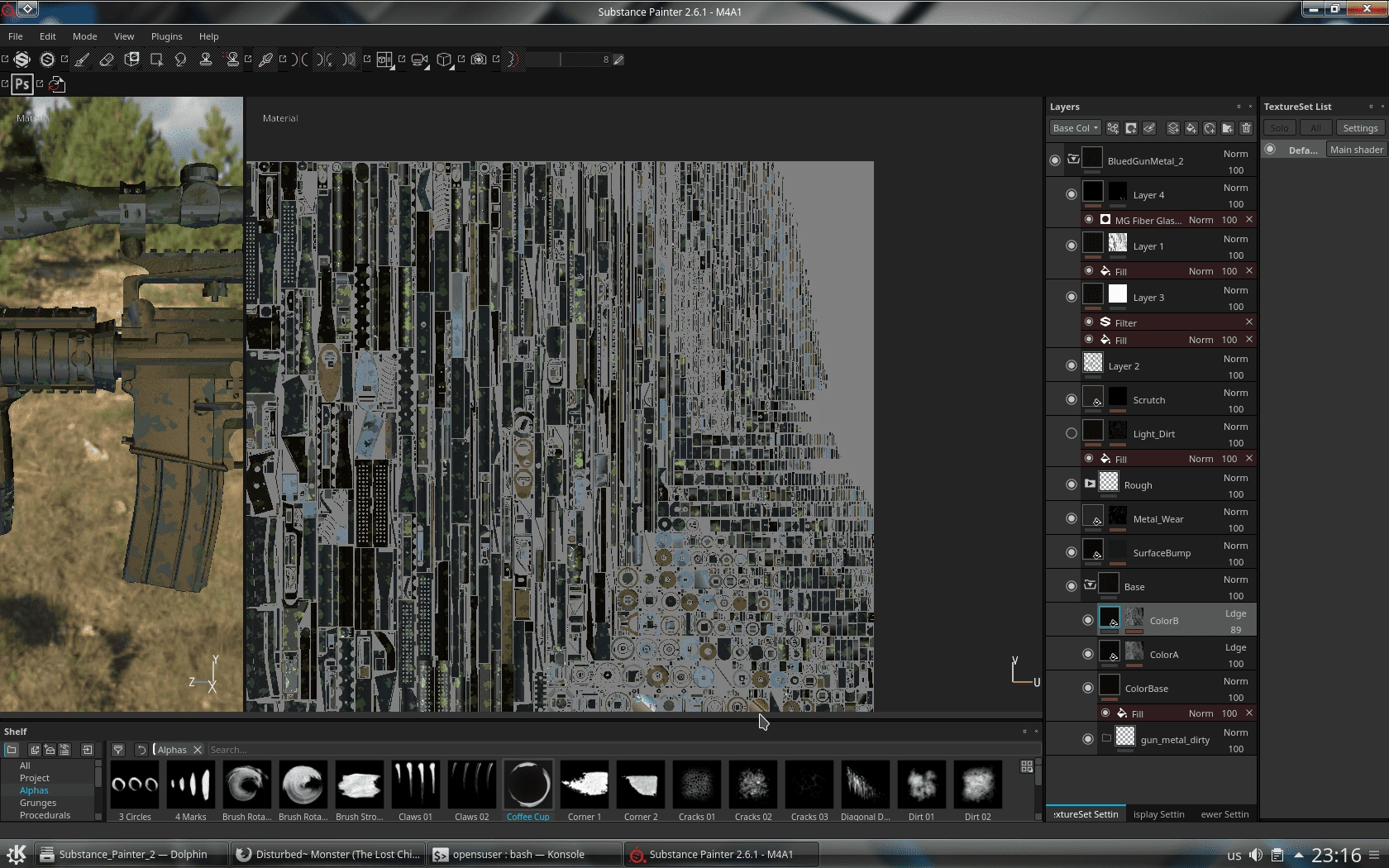 Как пользоваться Allegorithmic Substance Painter 2.6.1 build 1589