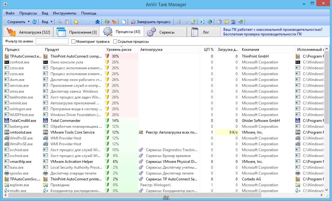 Как пользоваться AnVir Task Manager 8.0.0 Beta 3 + Portable