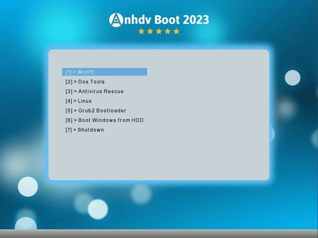 Как пользоваться Anhdv Boot Premium v23.3 x86-x64
