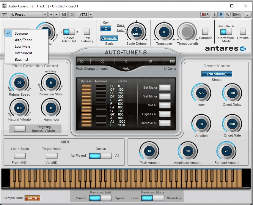 Как пользоваться Antares - AutoTune v8.1.1