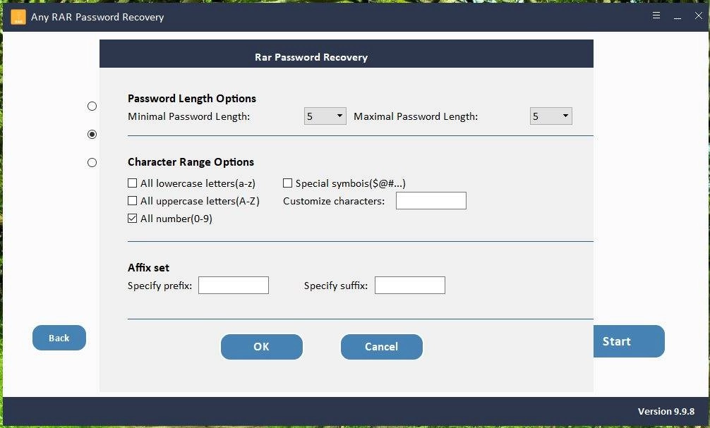 Как пользоваться Any RAR Password Recovery 9.9.8