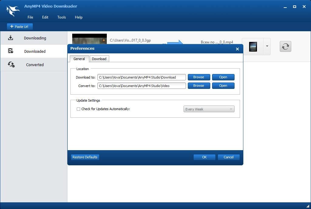 Как пользоваться AnyMP4 Video Downloader 6.1.18 RePack by вовава