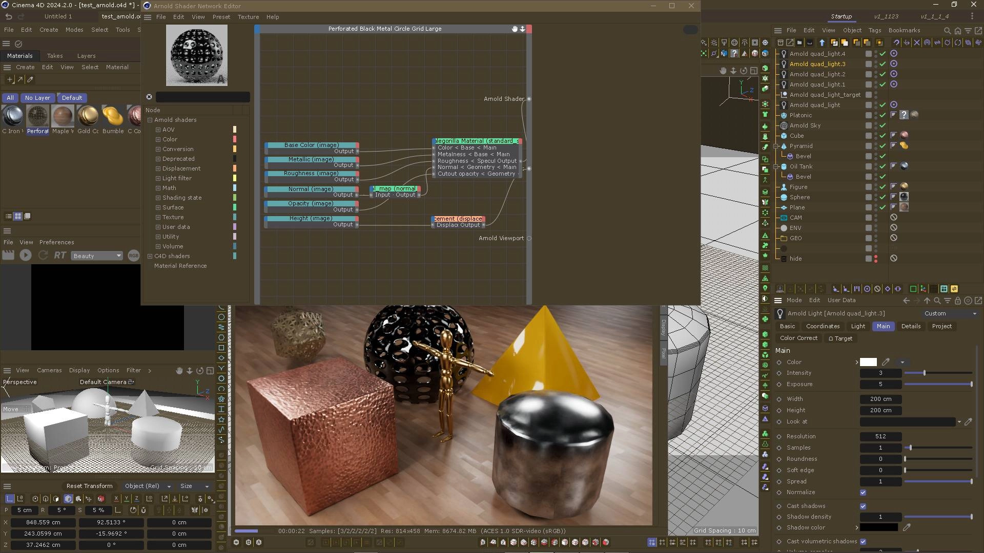 Как пользоваться Arnold Render for Cinema 4D 4.7.3