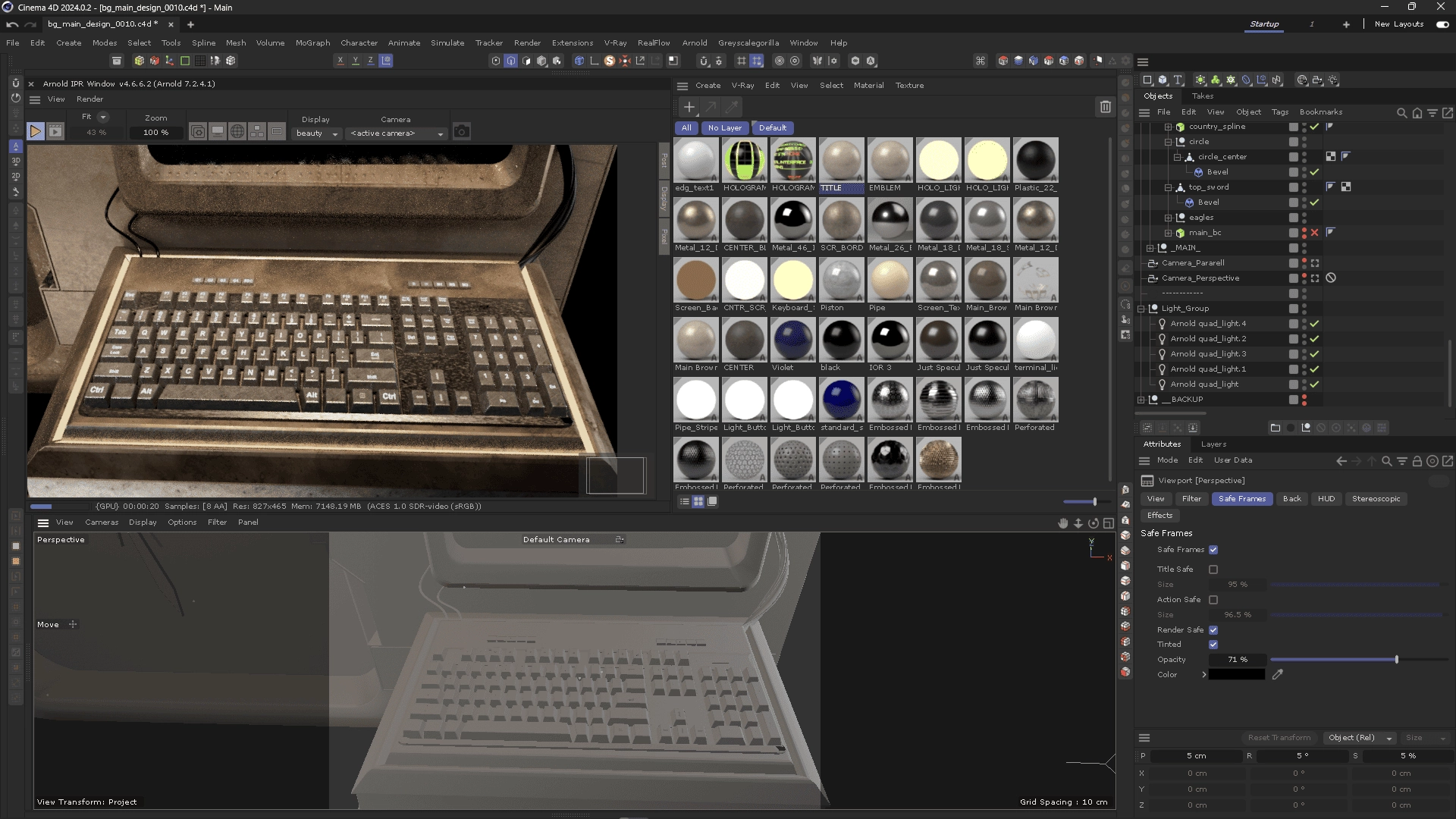Как пользоваться Arnold for Cinema 4D 4.6.6.2