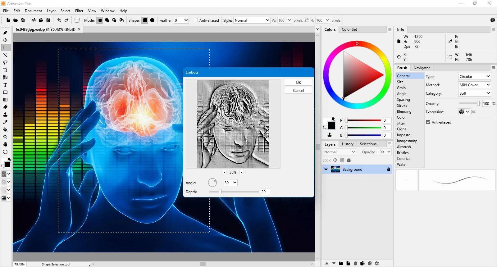 Как пользоваться Artweaver Plus 8.0.3.2875
