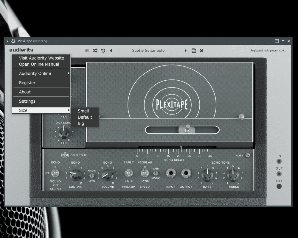 Как пользоваться Audiority - PlexiTape 1.1.0 VST, VST3, AAX