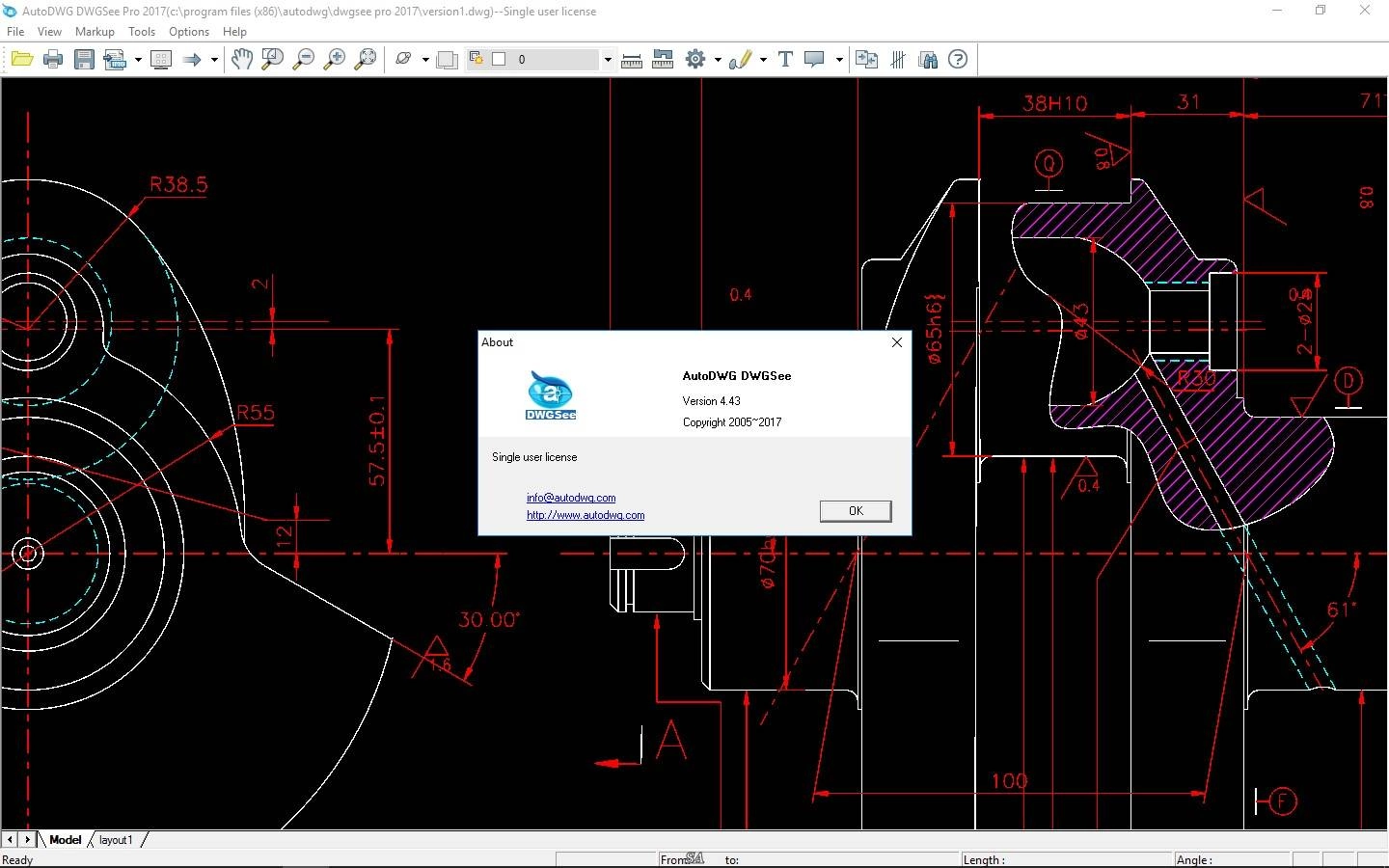 Как пользоваться AutoDWG DWGSee Pro 4.43
