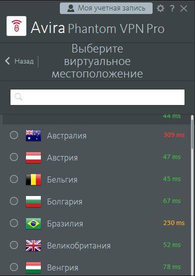 Как пользоваться Avira Phantom VPN Pro 2.19.2.21196 RePack by EnVyMe