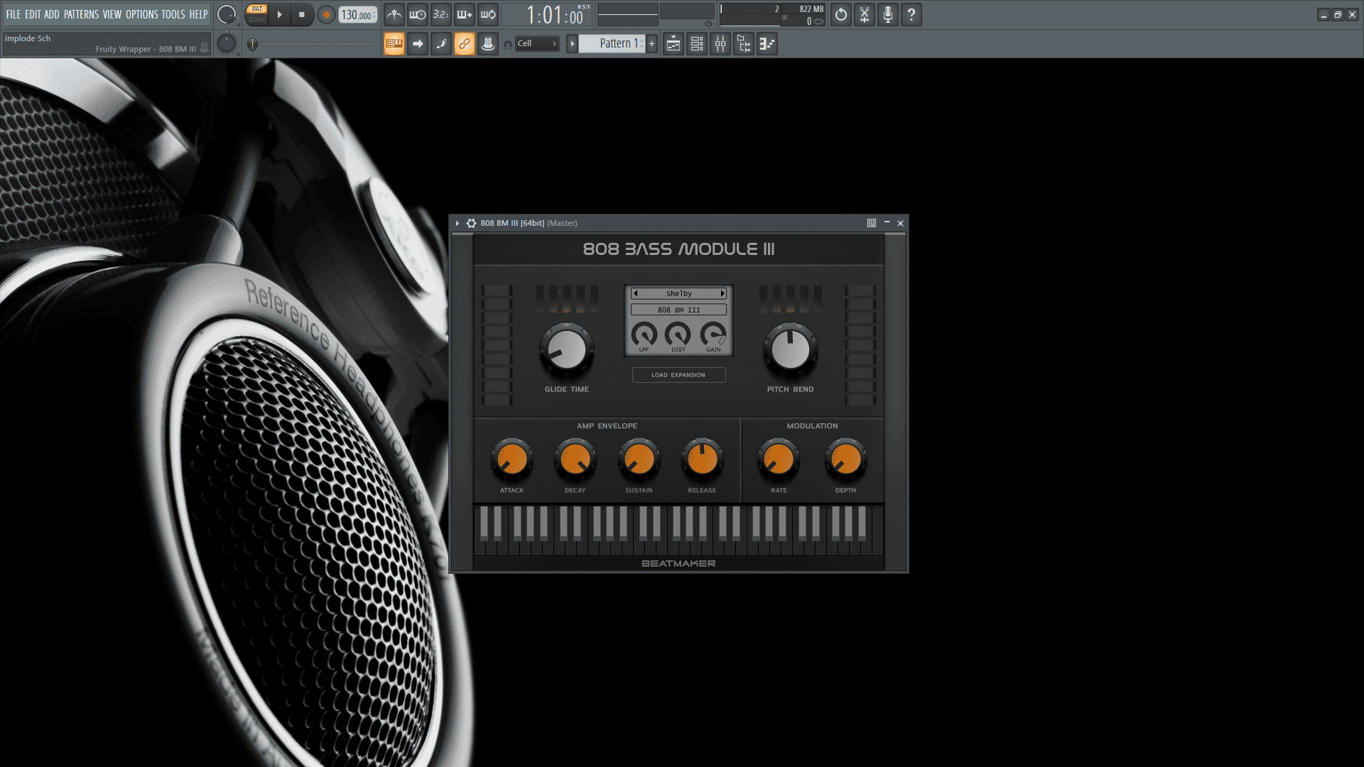 Как пользоваться BeatMaker - 808 Bass Module III 3.0.1 VSTi, VSTi3 Retail