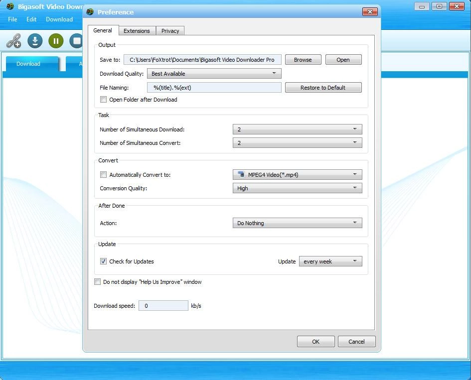 Как пользоваться Bigasoft Video Downloader Pro 3.13.6.6212