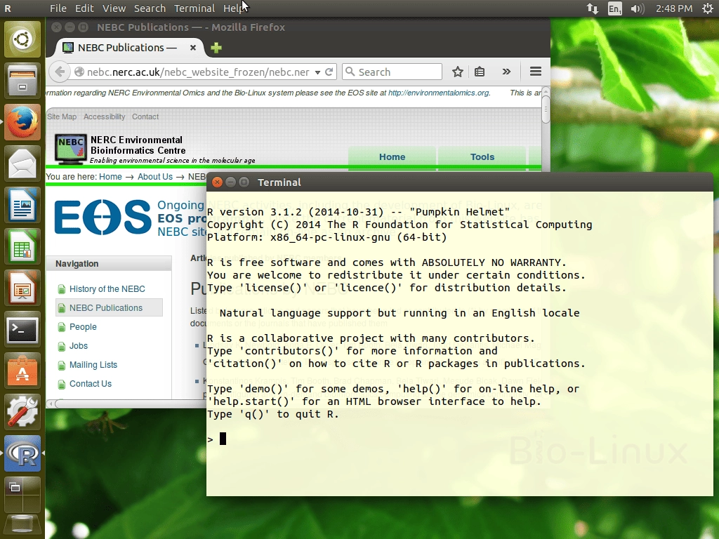 Как пользоваться Bio-Linux 8.0.7 1xDVD, 1xIMG