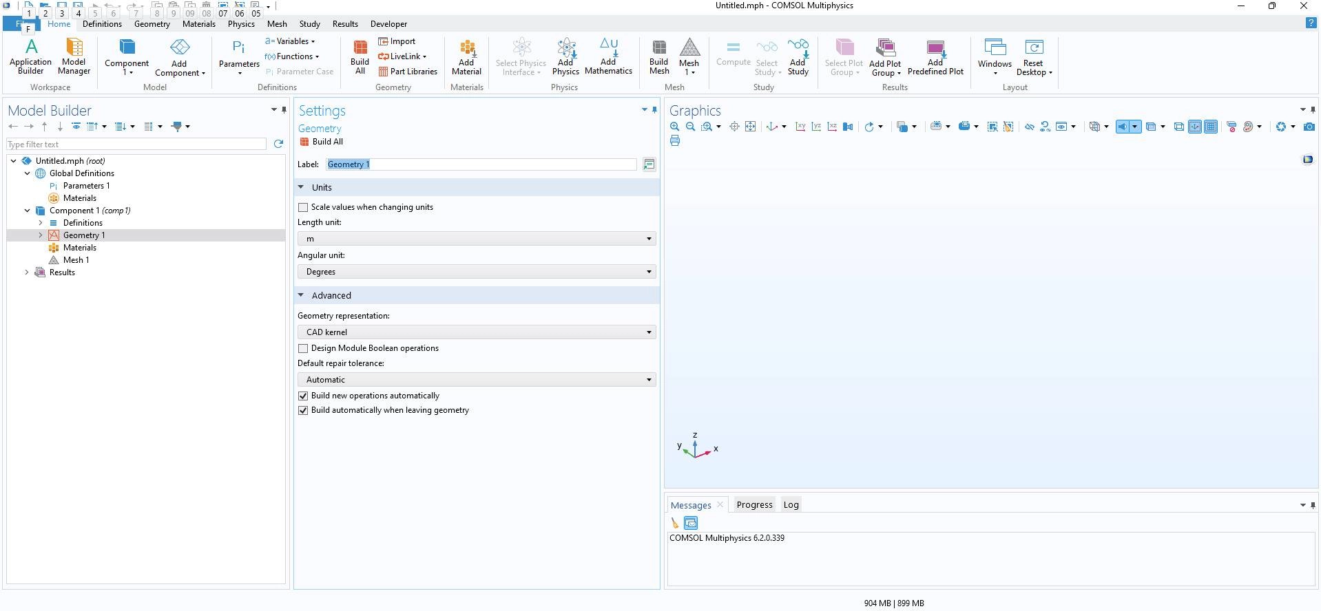Как пользоваться COMSOL Multiphysics 6.2 Build 339