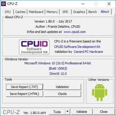 Как пользоваться CPU-Z 1.80.0 Portable
