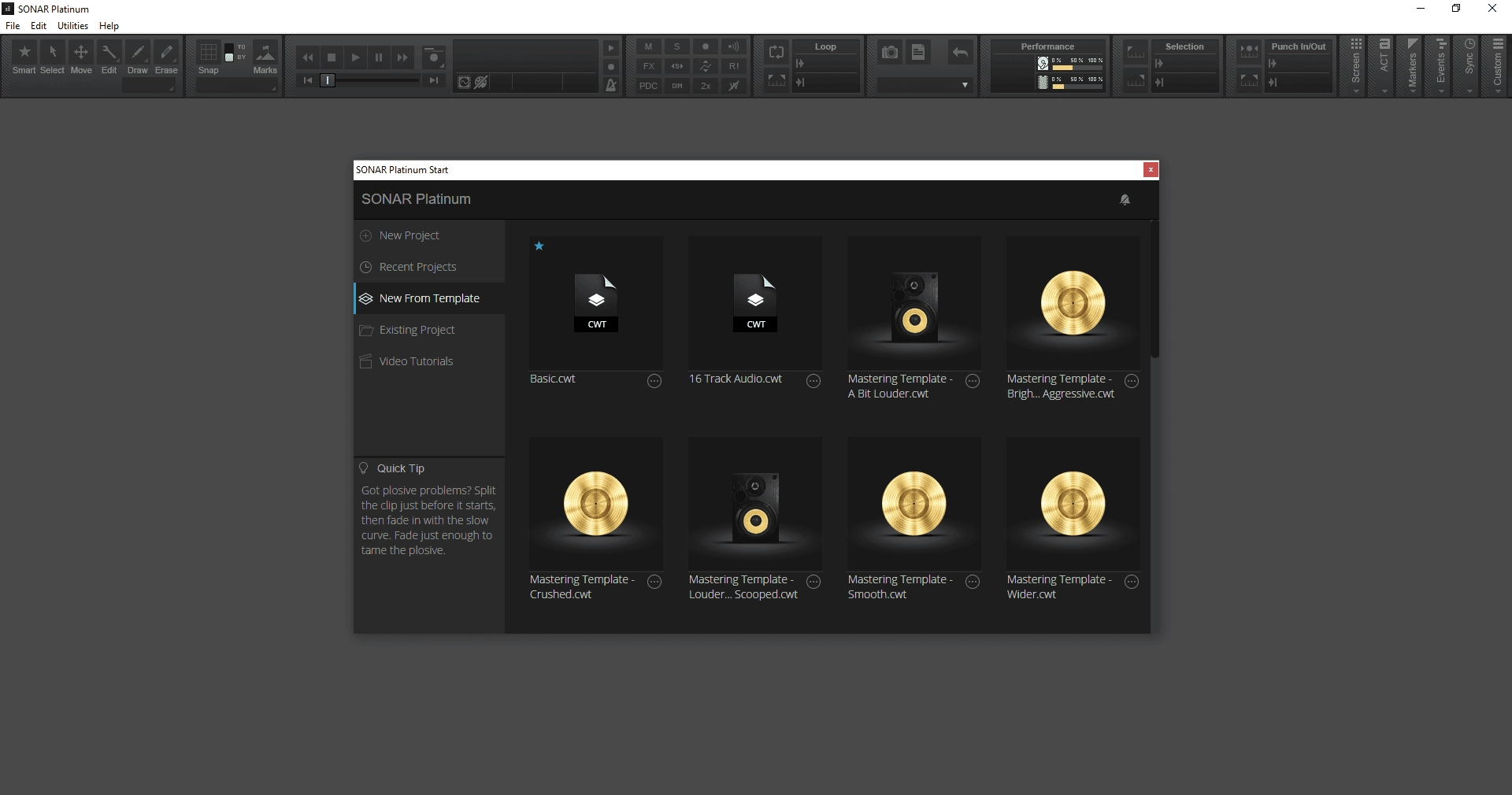 Как пользоваться Cakewalk SONAR Platinum 22.6.0 Build 26