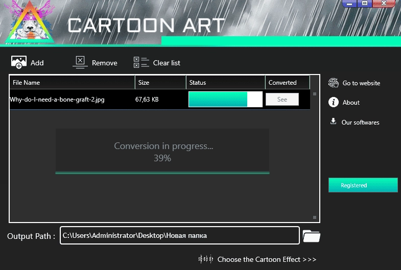 Как пользоваться Cartoon Art Batch 1.1