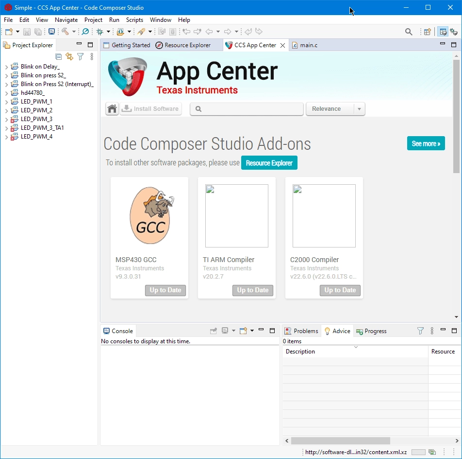 Как пользоваться Code Composer Studio 12.2.0.00009