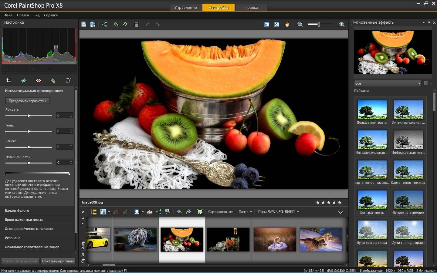 Как пользоваться Corel PaintShop Pro X8 18.0.0.124