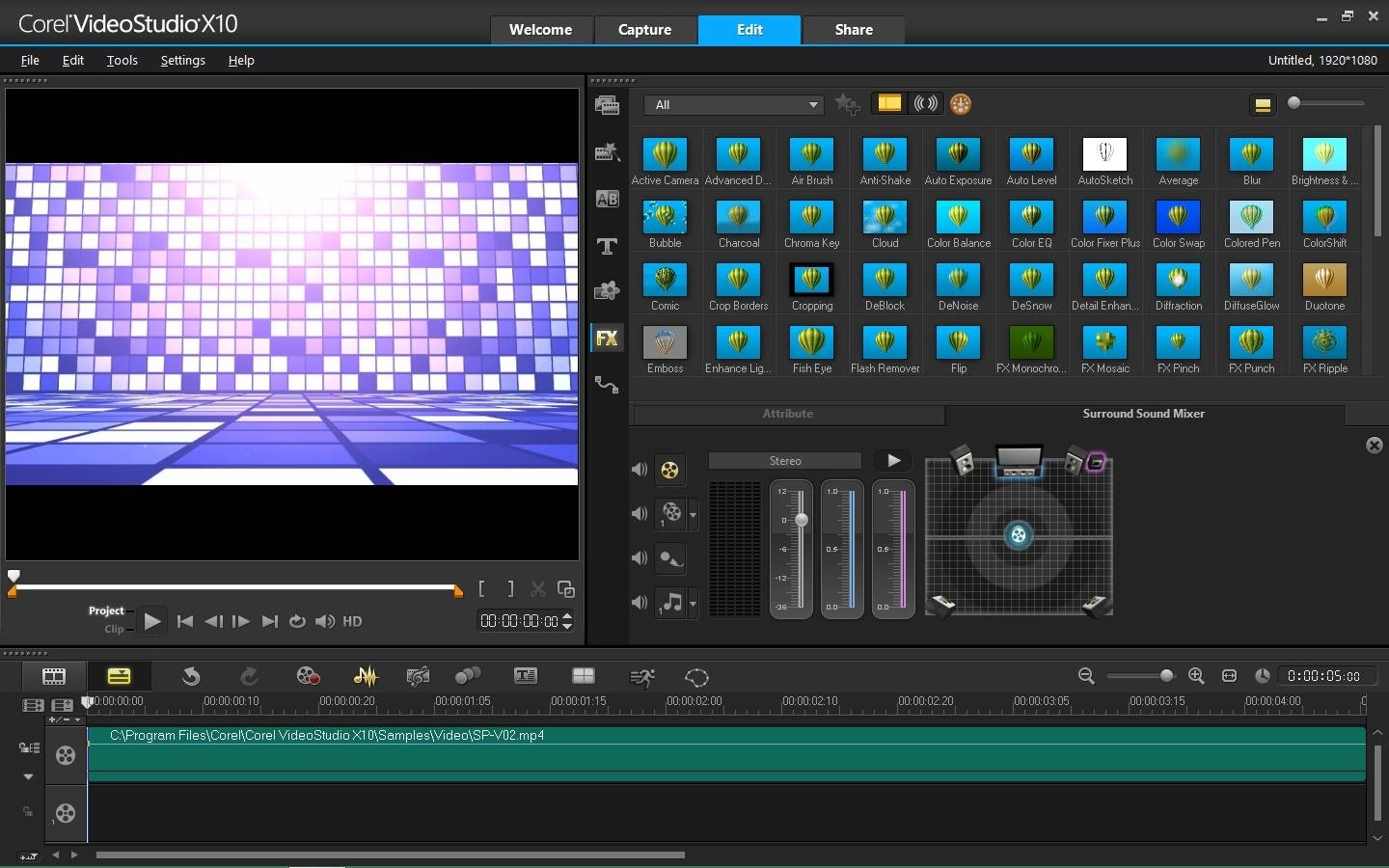 Как пользоваться Corel VideoStudio Ultimate X10 20.0.0.137