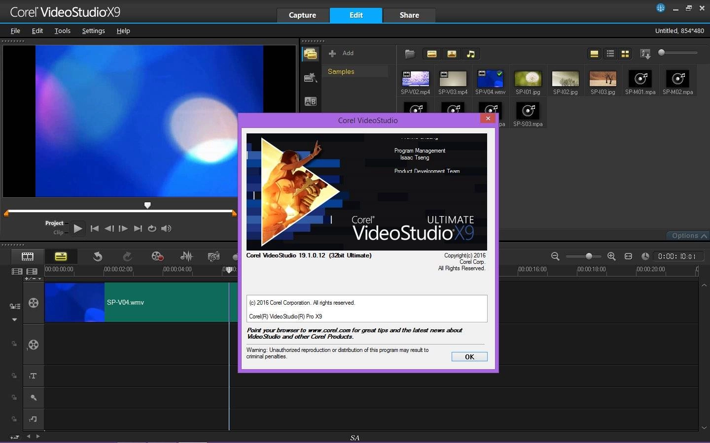 Как пользоваться Corel VideoStudio Ultimate X9 19.1.0.12