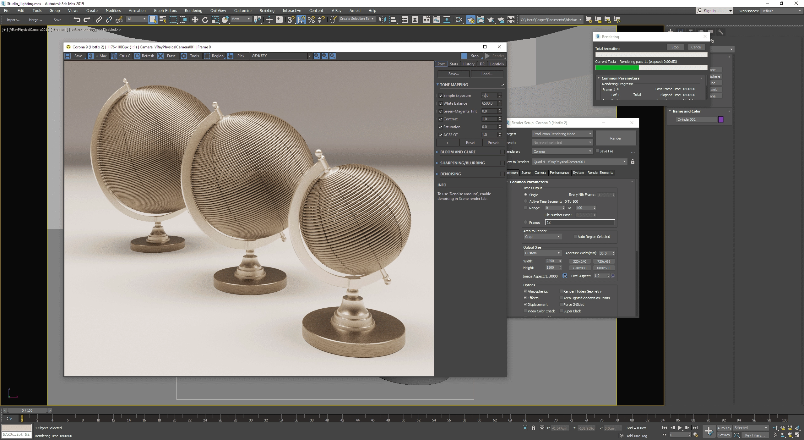 Как пользоваться Corona Renderer 10.2 for 3ds Max 2016-2024