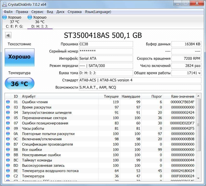 Как пользоваться CrystalDiskInfo 7.0.2 Final + Portable
