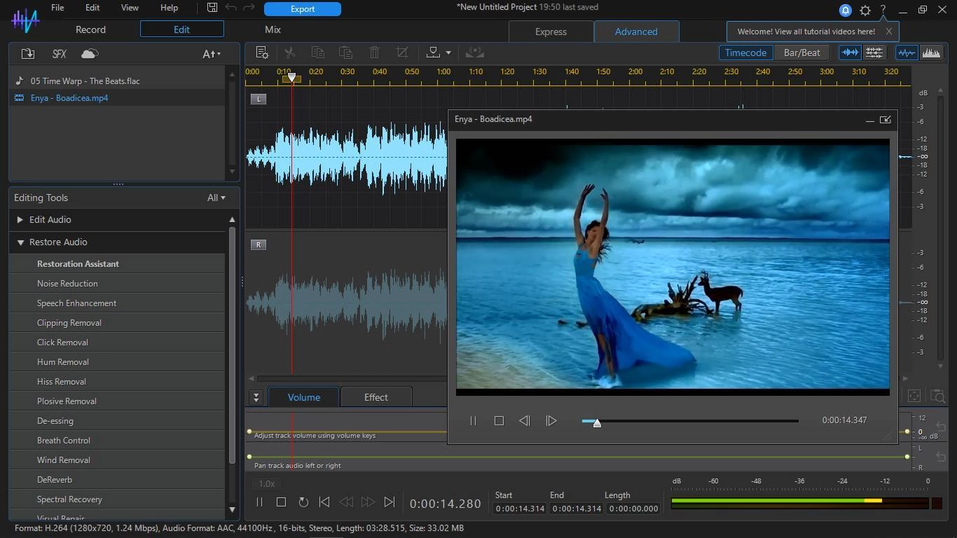 Как пользоваться CyberLink AudioDirector Ultra 15.3.5119.0