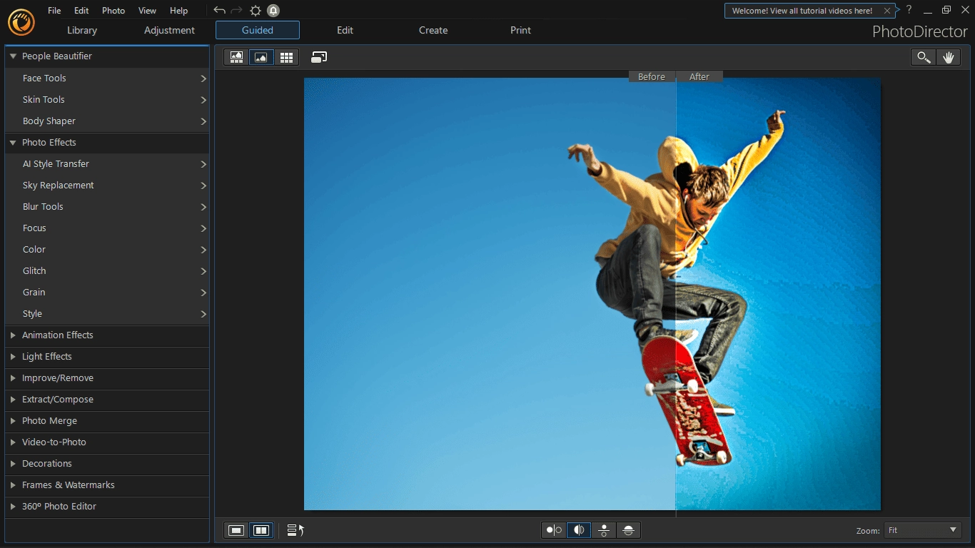 Как пользоваться CyberLink PhotoDirector Ultra 14.4.1619.1