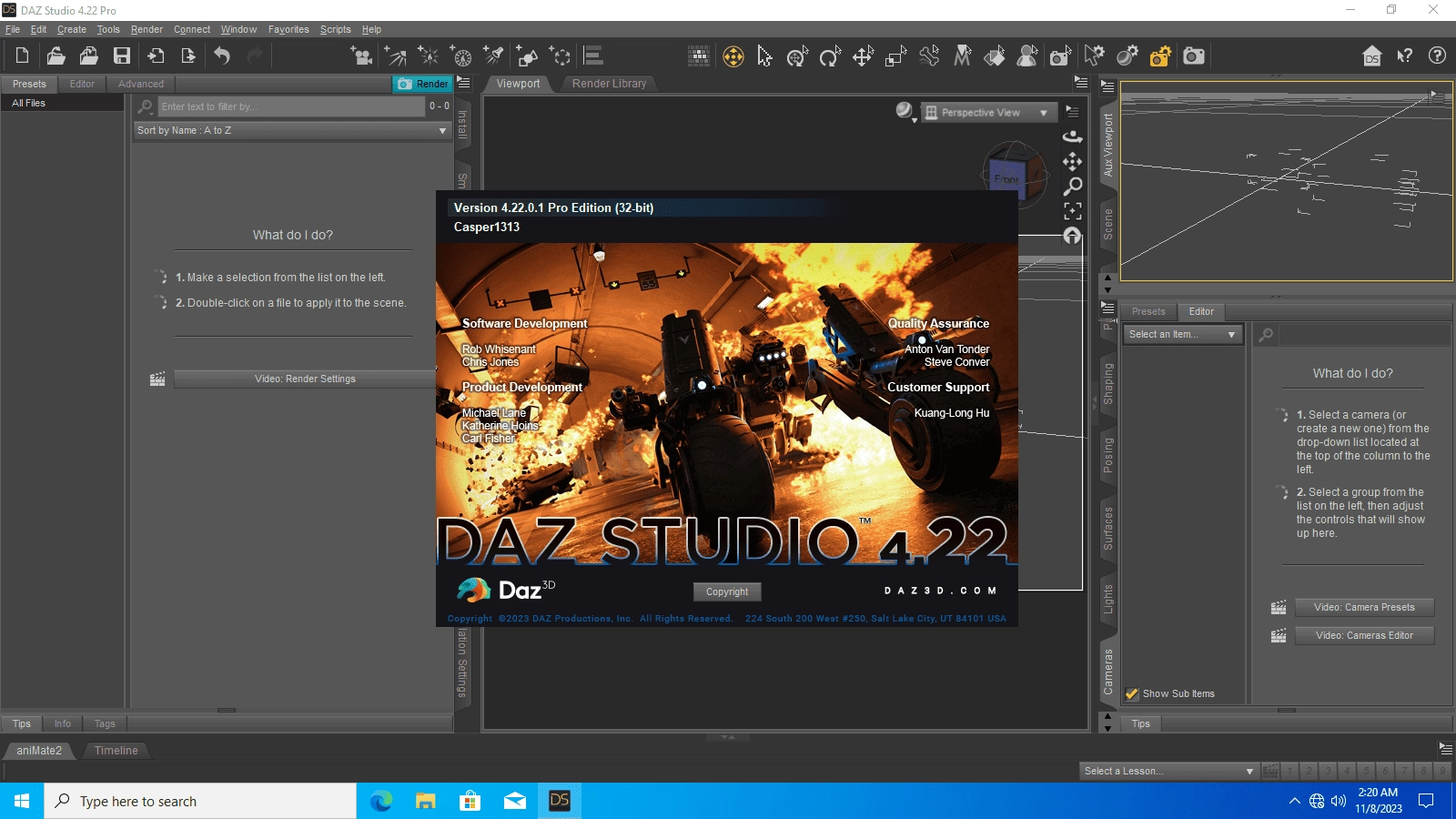Как пользоваться DAZStudio Pro Edition 4.22.0.1