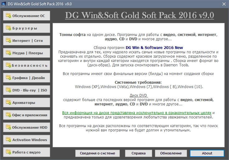 Как пользоваться DG Win&Soft Gold Soft Pack v9.0