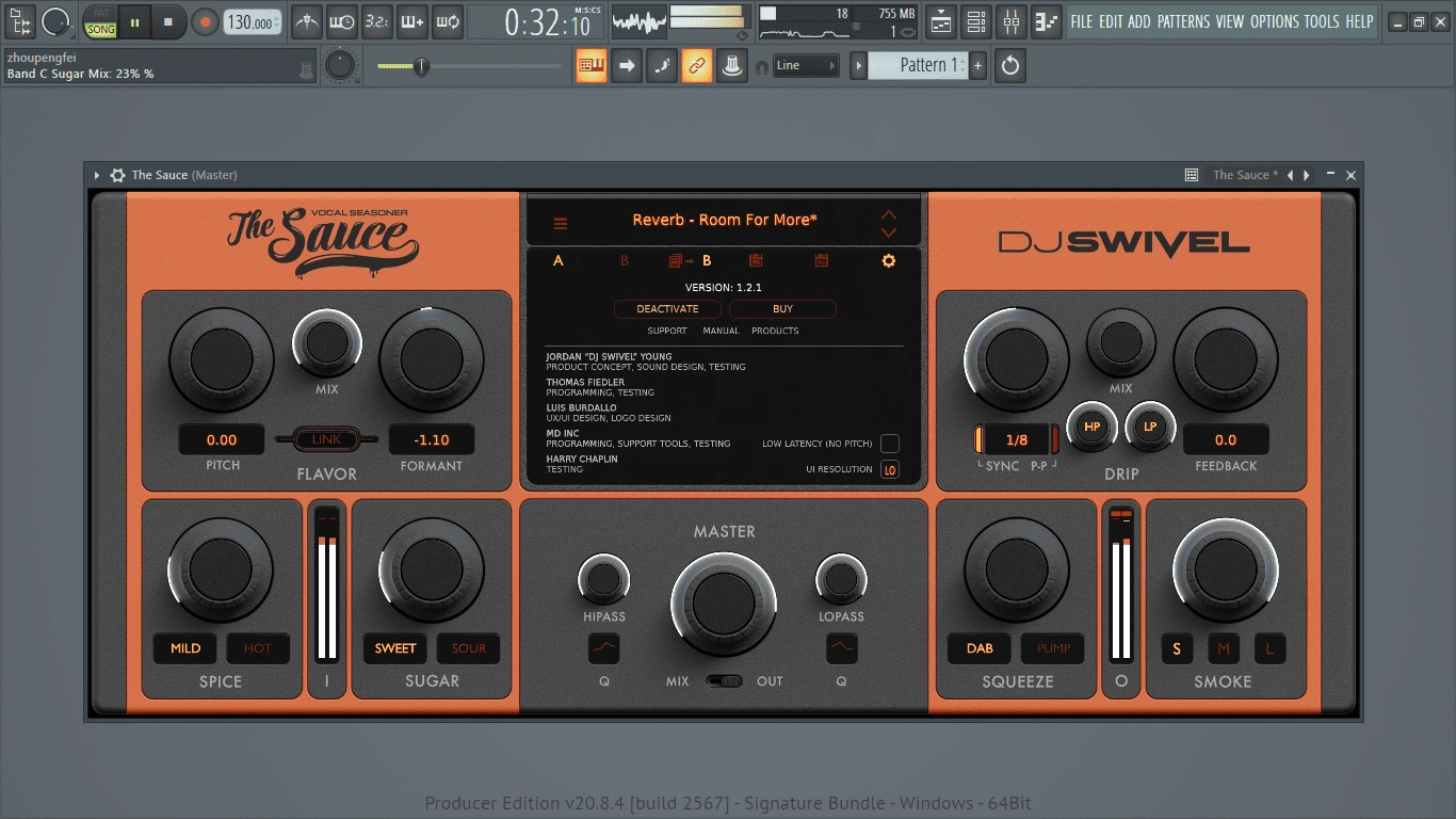 Как пользоваться DJ Swivel - The Sauce 1.2.1 VST3, AAX