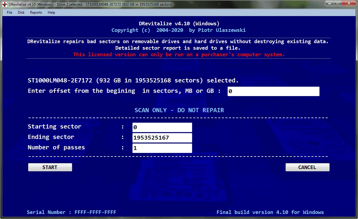 Как пользоваться DRevitalize 4.10 Portable