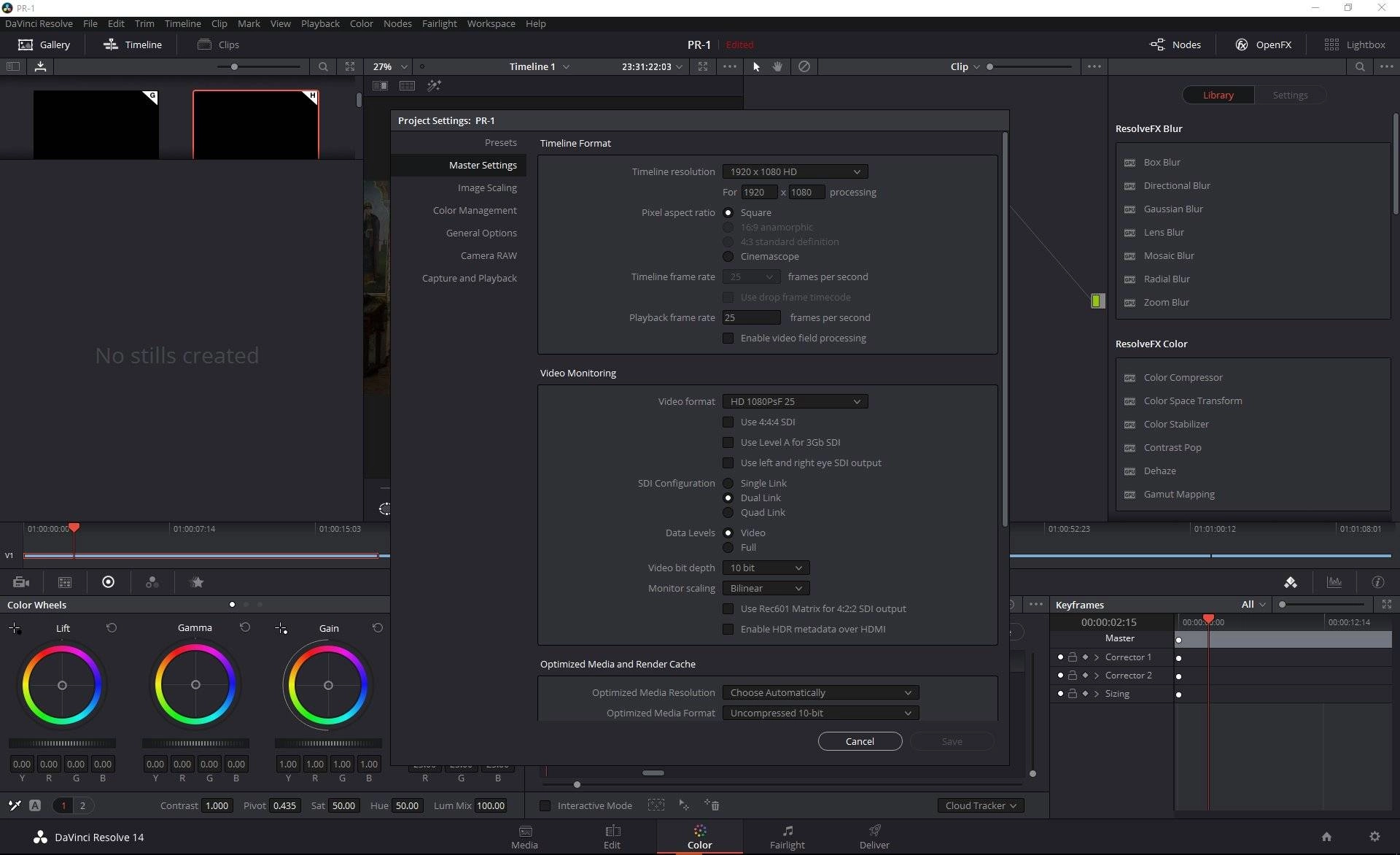 Как пользоваться DaVinci Resolve Studio 14.3.1016