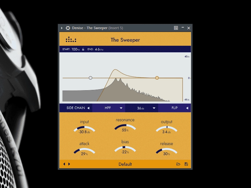 Как пользоваться Denise Audio - The Sweeper 1.0.0 VST, VST3, AAX Retail