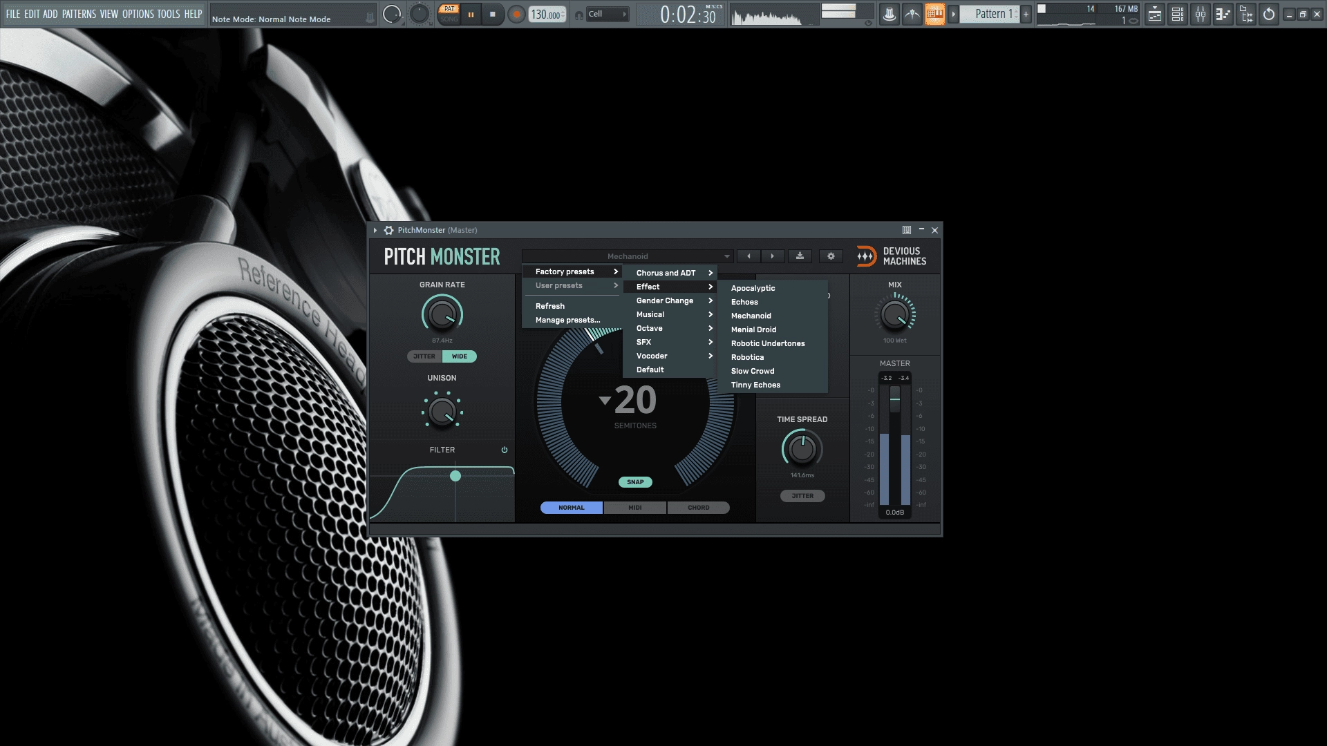 Как пользоваться Devious Machines - Pitch Monster 1.2.3 VST, VST3, AAX