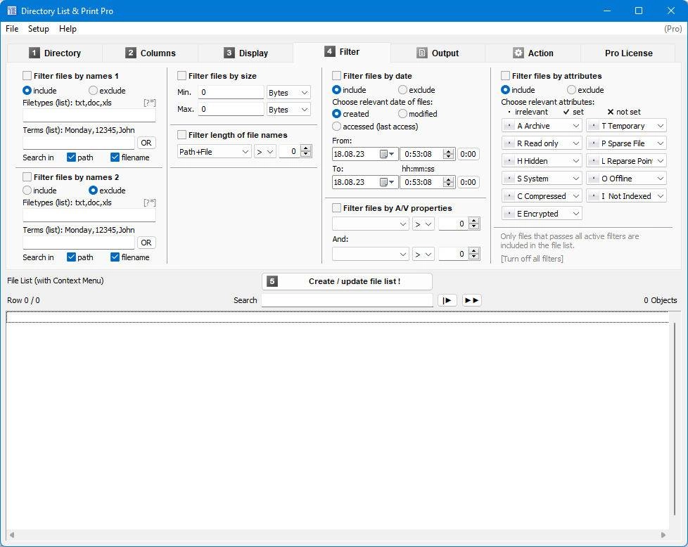 Как пользоваться Directory List & Print Pro 4.33 + Portable