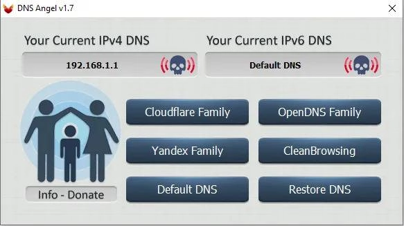 Как пользоваться Dns Angel 1.7 Portable