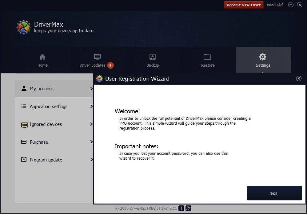 Как пользоваться DriverMax Free 9.12