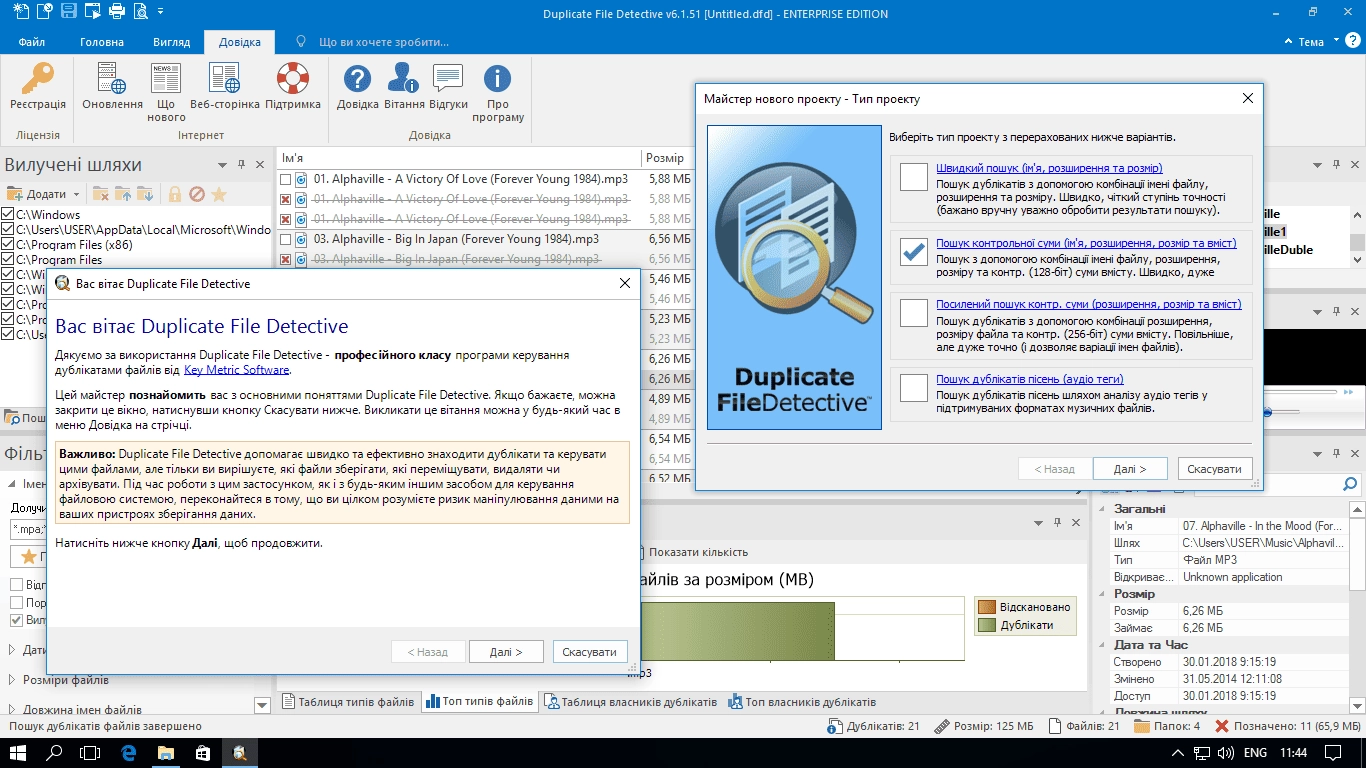 Как пользоваться Duplicate File Detective 6.1.79 Enterprise