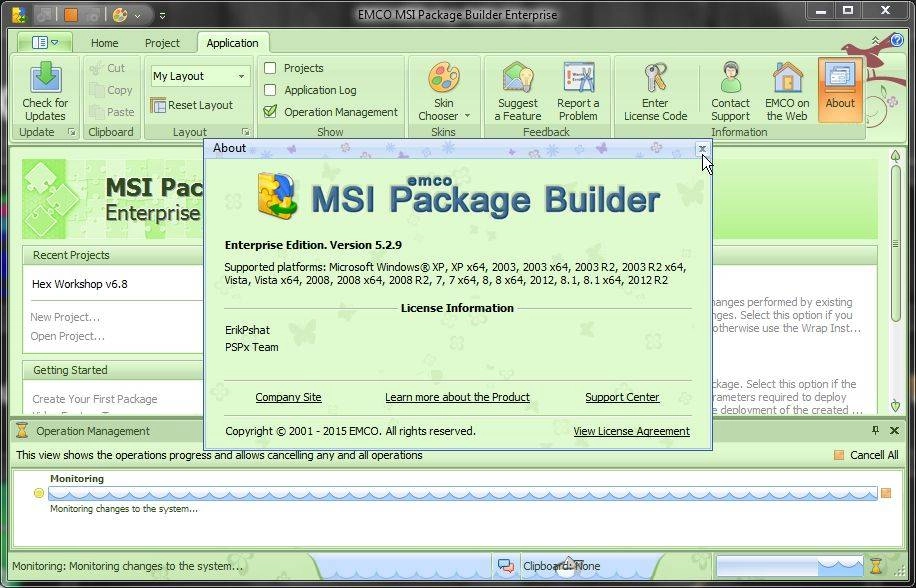 Как пользоваться EMCO MSI Package Builder Enterprise 5.2.9.3741