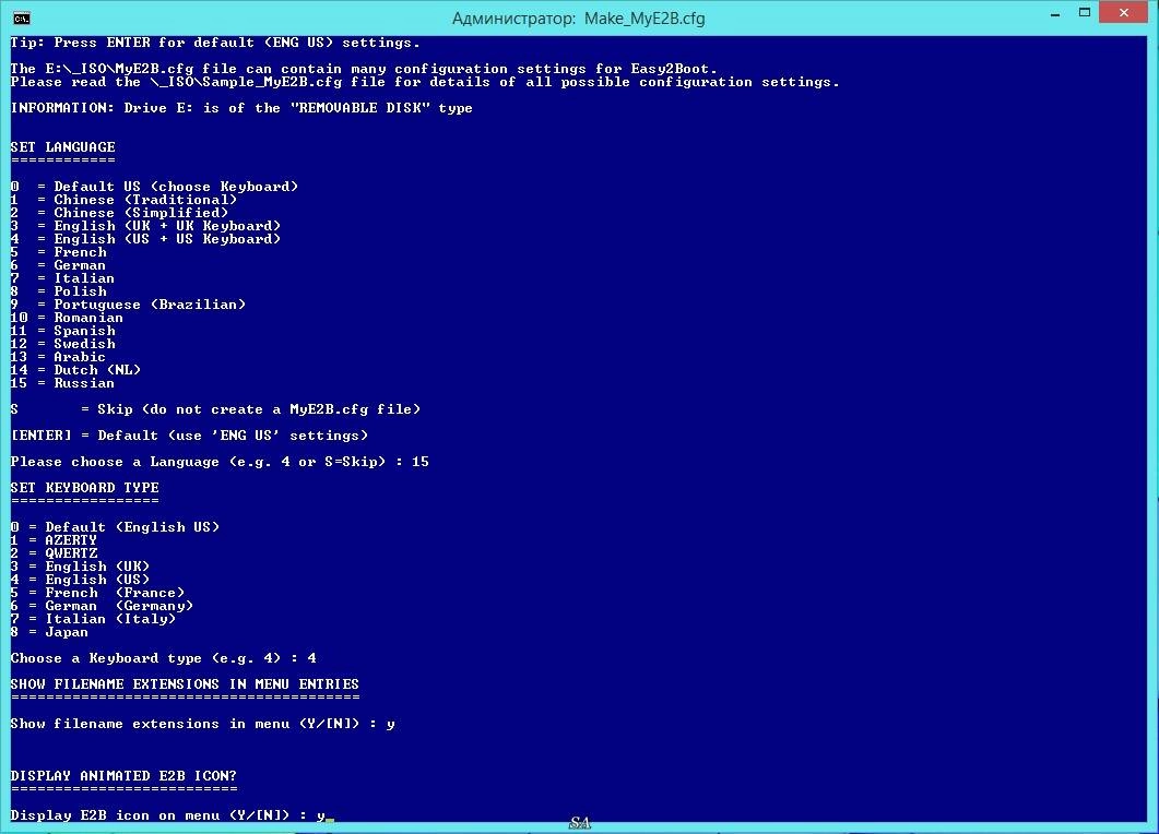 Как пользоваться Easy2Boot 1.80g + RMPrepUSB 2.1.731 Final