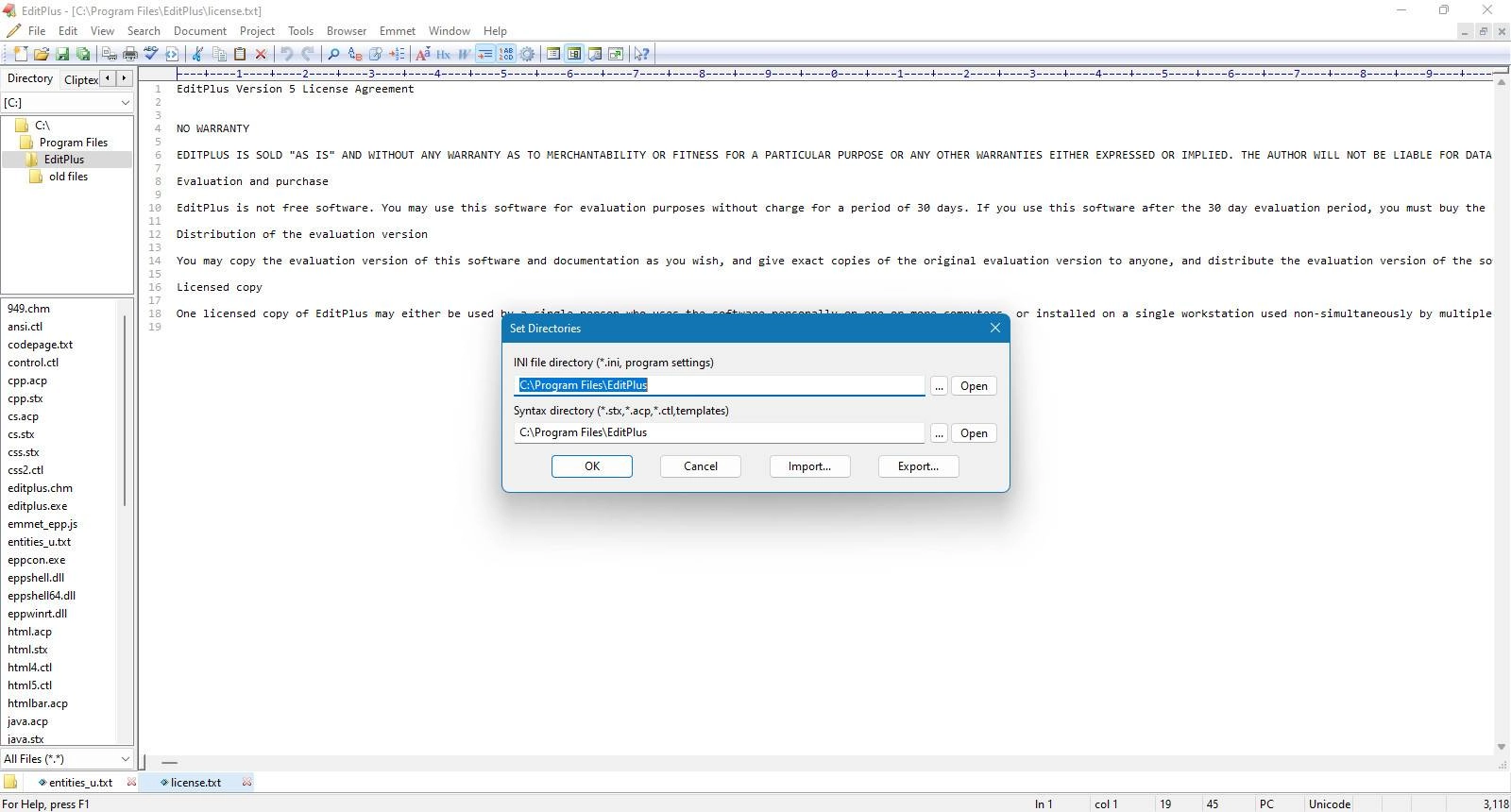 Как пользоваться EditPlus 6.0.0 build 0632