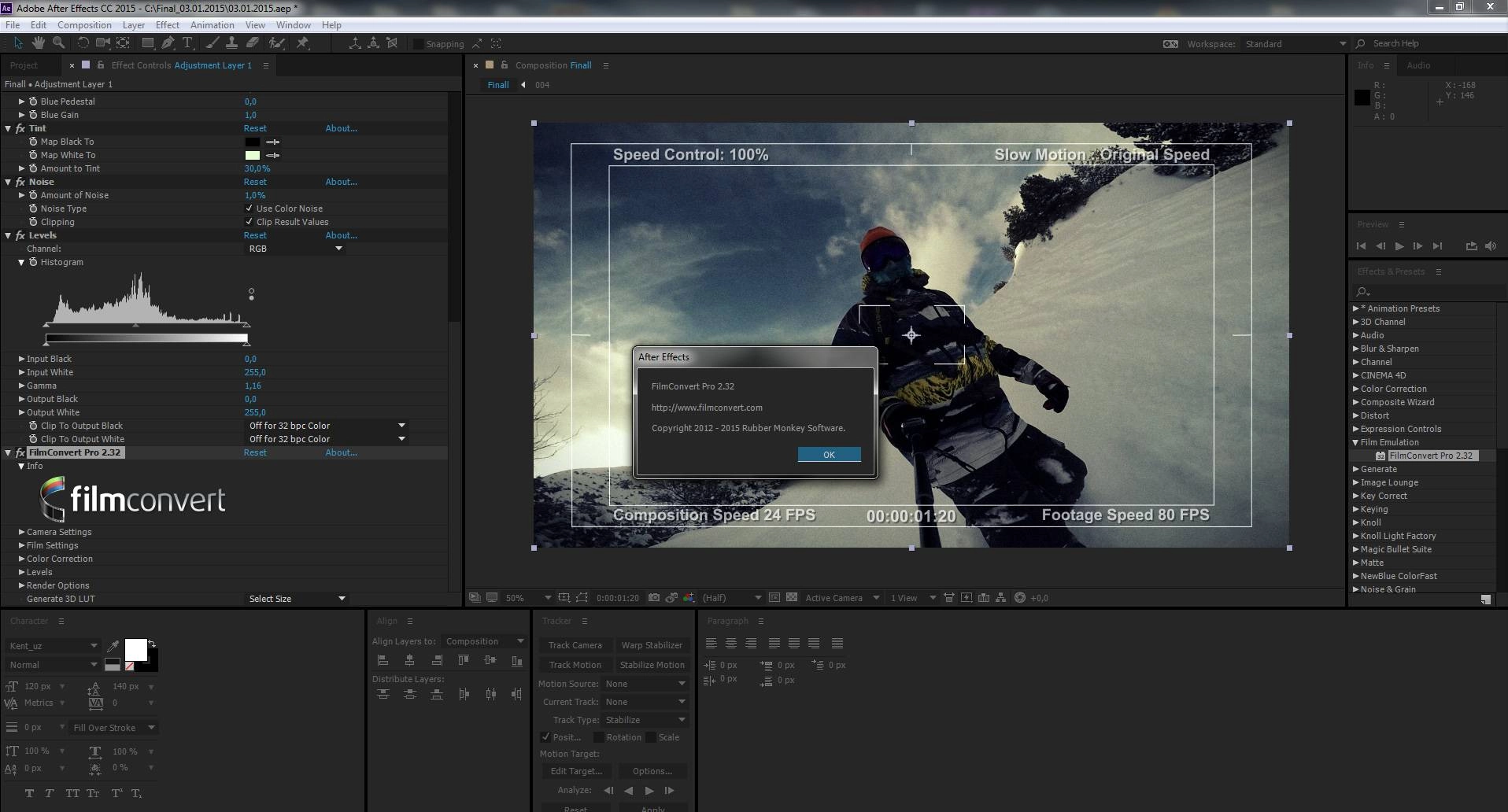 Как пользоваться FilmConvert Pro 2.32 for After Effects and Premiere Pro