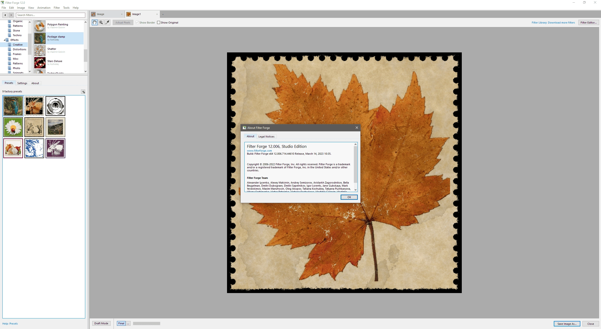 Как пользоваться Filter Forge Studio Edition 12.6.714