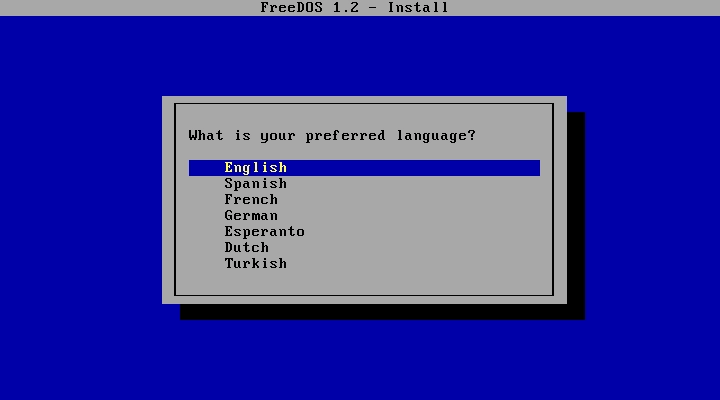 Как пользоваться FreeDOS 1.2 1xCD