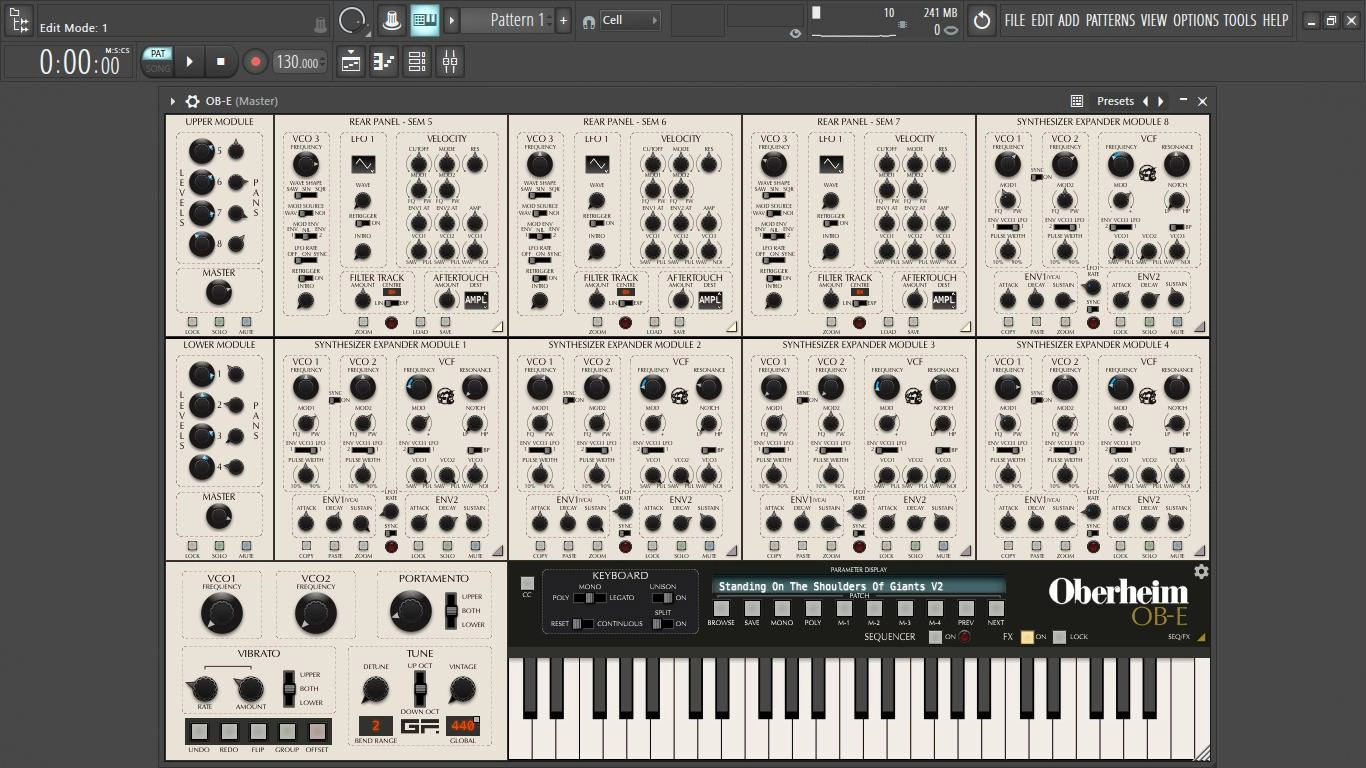 Как пользоваться GForce Software - Oberheim OB-E 2.6 Standalone, VSTi, VSTi 3, AAX RePack by TCD