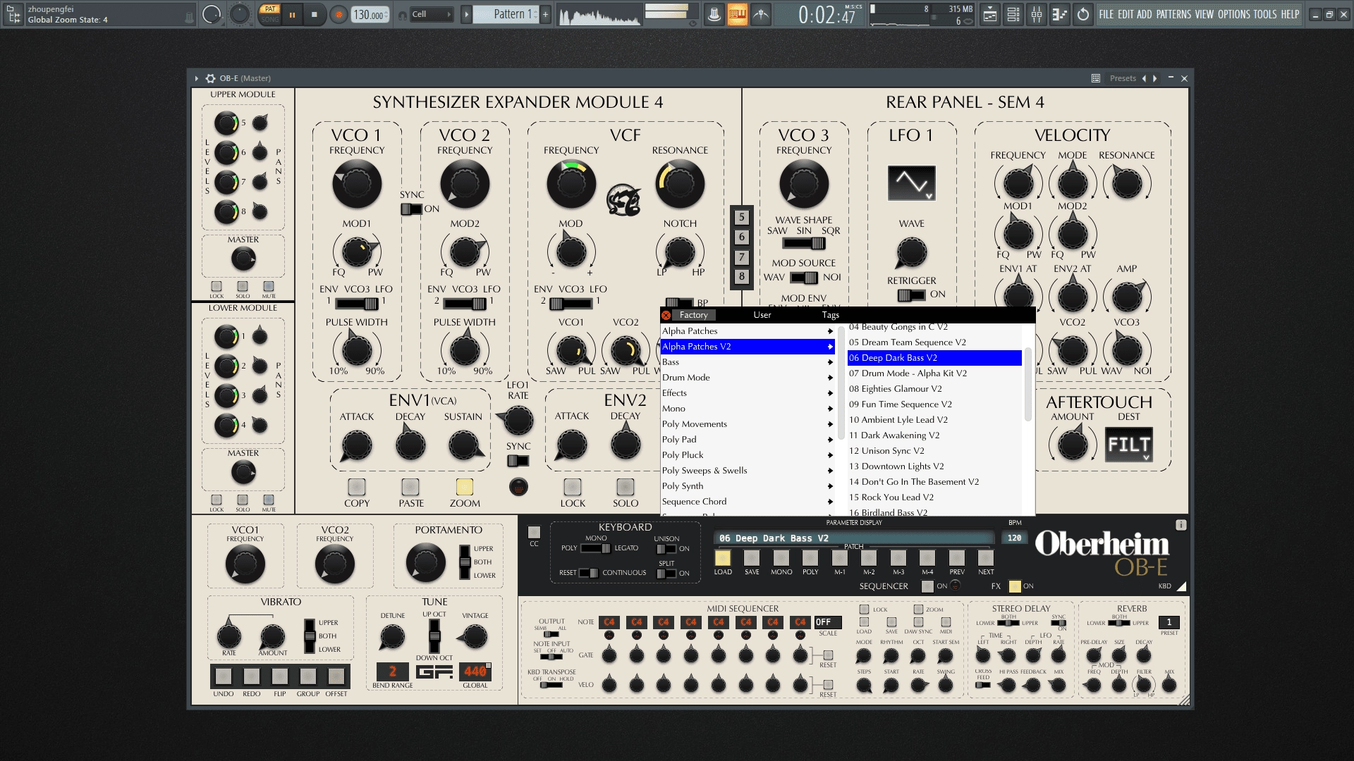 Как пользоваться GForce Software Oberheim OB-E 2.0 Standalone, VSTi, VSTi3, AAX