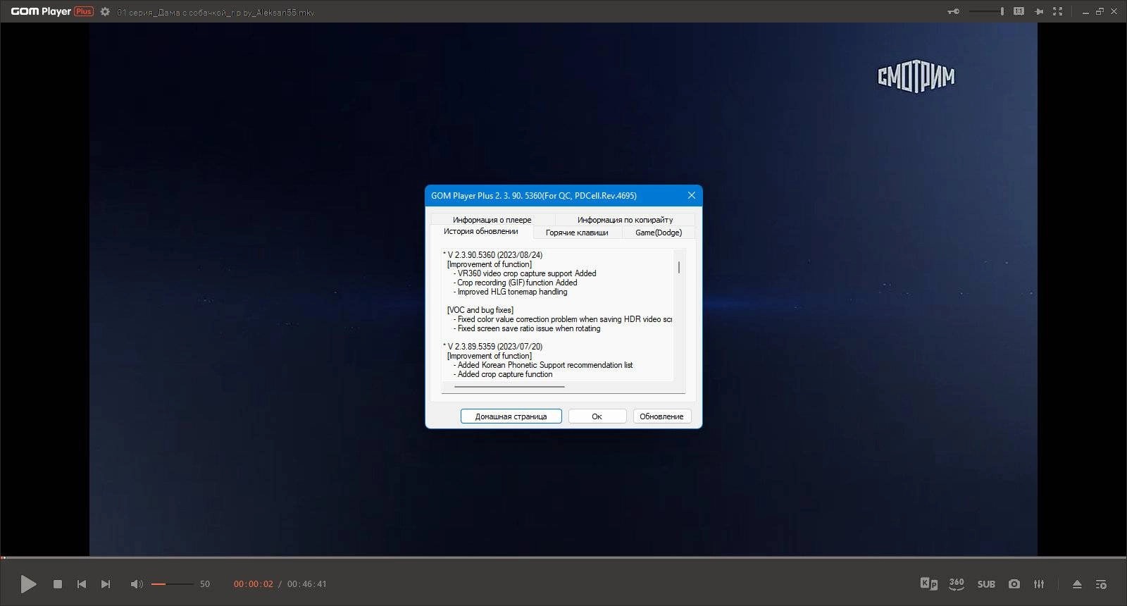 Как пользоваться GOM Player Plus 2.3.90.5360