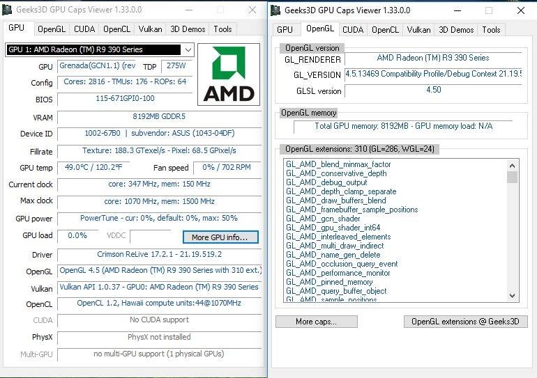 Как пользоваться GPU Caps Viewer 1.33.0.0 + Portable