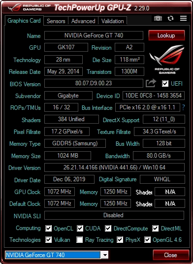 Как пользоваться GPU-Z 2.59.0 + ASUS_ROG Portable