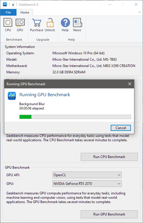 Как пользоваться Geekbench Free 6.2.1